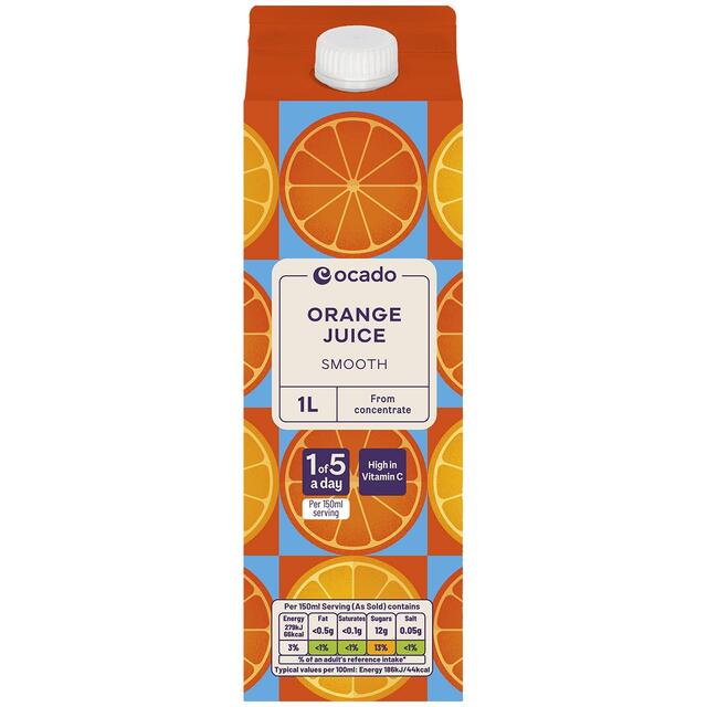 Ocado Orange Juice Smooth From Concentrate thumbnail 2