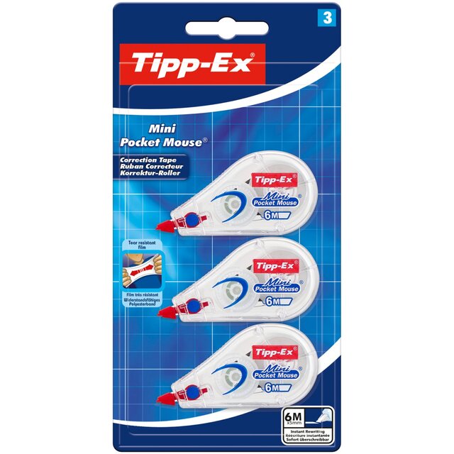 Tipp-Ex Mini Pocket Mouse Correction Tape Roller
