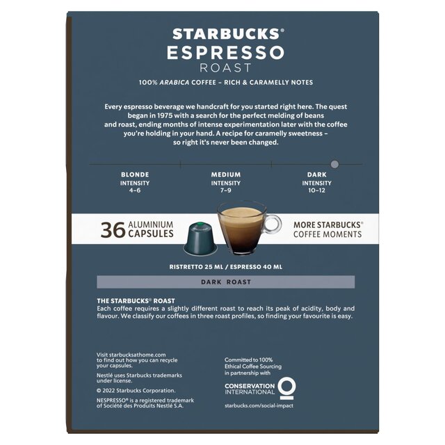 Starbucks by Nespresso Dark Espresso Roast thumbnail 4