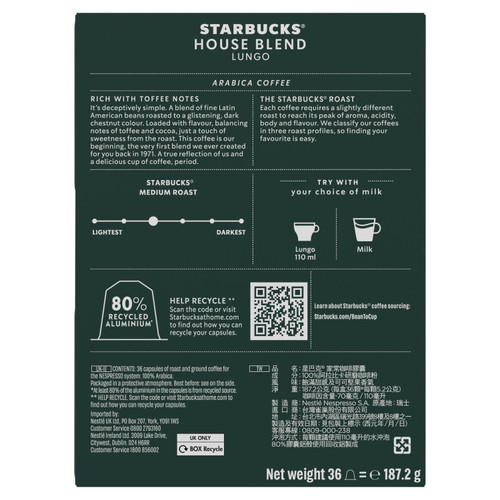 Starbucks by Nespresso House Blend thumbnail 3