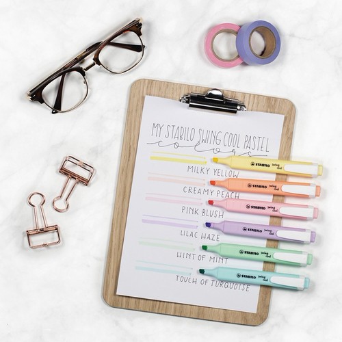 STABILO Highlighters swing cool Pastel Wallet of 4 thumbnail 4