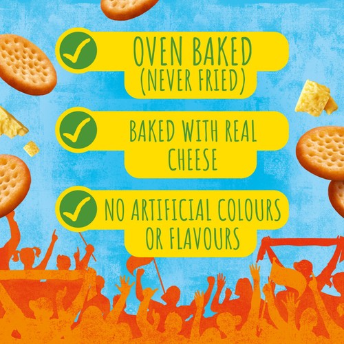 Jacob's Mini Cheddars Original Cheese Baked Snacks Tub thumbnail 4