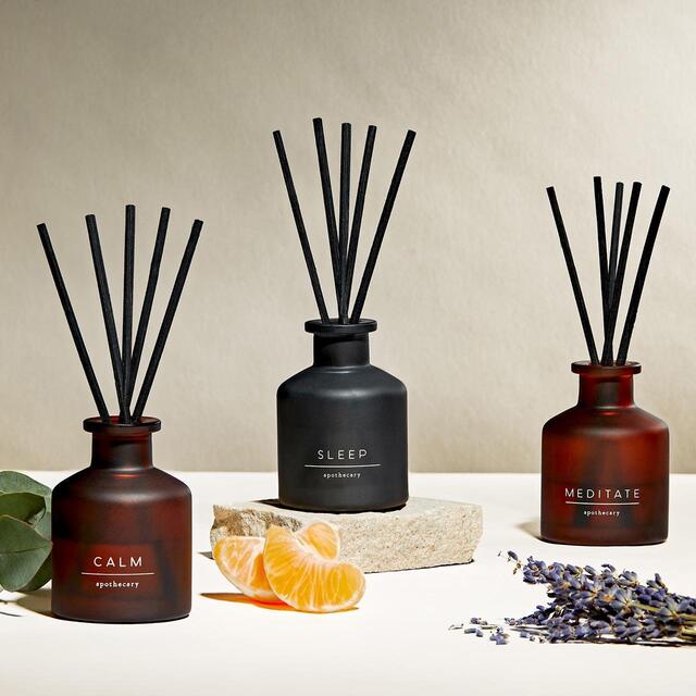 M&S Apothecary Set of 3 Mini Diffusers Gift Set One Size Amber thumbnail 4