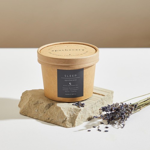 M&S Apothecary Sleep Candle Refill Grey thumbnail 3