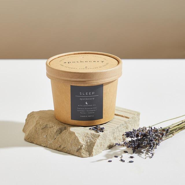 M&S Apothecary Sleep Candle Refill Grey thumbnail 3