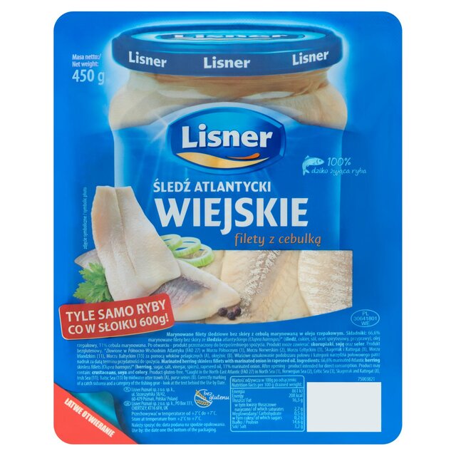 Lisner Wiejskie Herring Fillets with Marinated Onions thumbnail 2