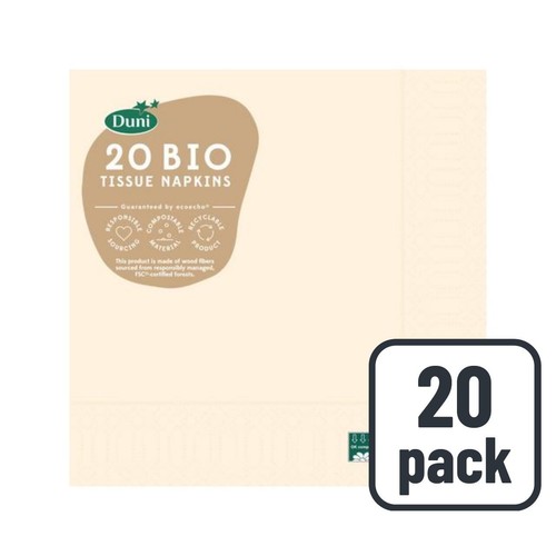 Cream Compostable Paper Napkins