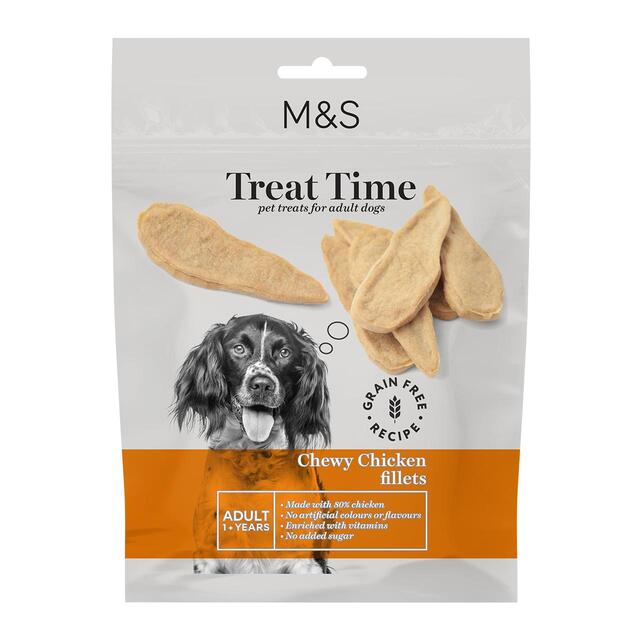 M&S Chewy Chicken Fillets Dog Treats thumbnail 2
