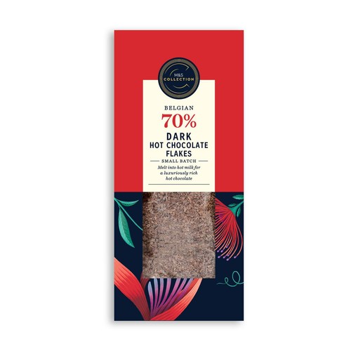 M&S Belgian Dark Hot Chocolate Flakes thumbnail 2