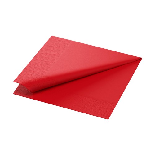 Red Compostable 3 Ply Paper Napkins thumbnail 3
