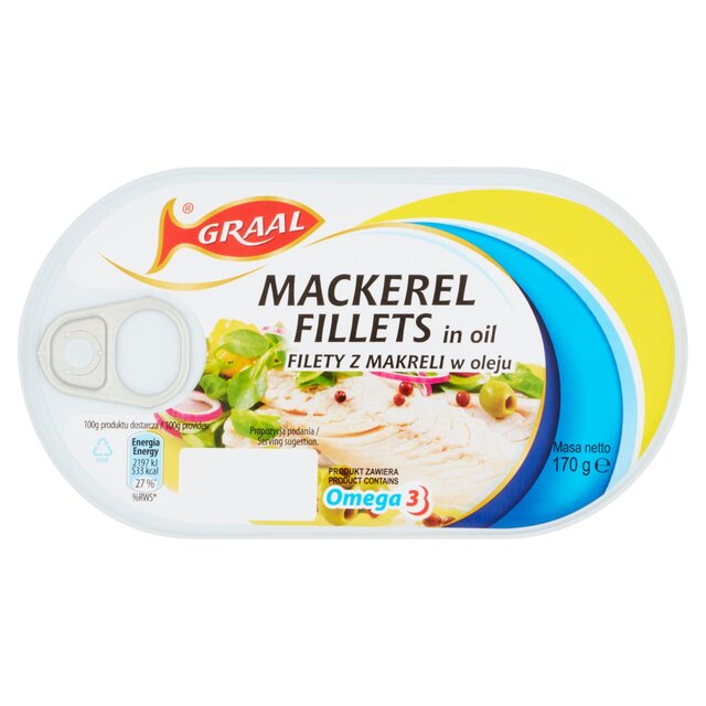 Graal Mackerel Fillets in Oil