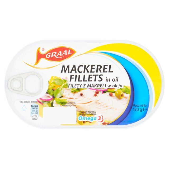 Graal Mackerel Fillets in Oil thumbnail 2