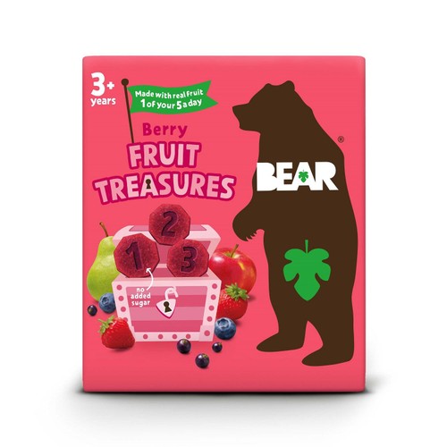Bear Treasures Kids Snack 3+ Years Berry Flavour thumbnail 2