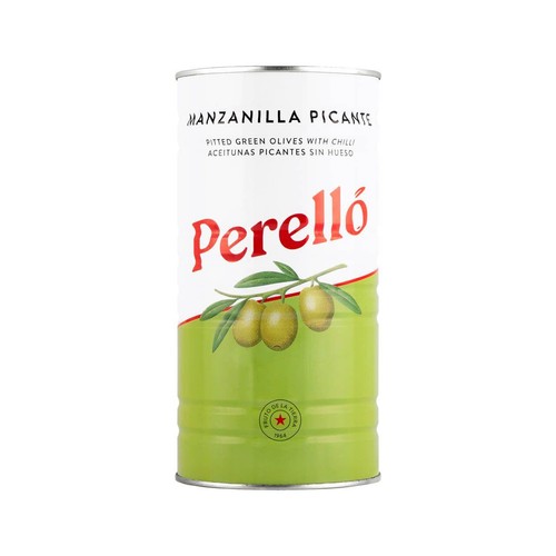 Brindisa Perello Manzanilla Pitted Olives Picante