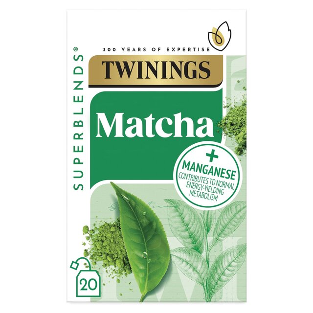 Twinings Superblends Super Green Matcha, 20 Tea Bags