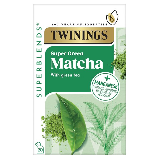 Twinings Superblends Super Green Matcha, 20 Tea Bags thumbnail 2