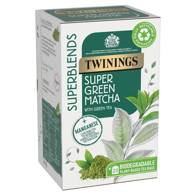 Twinings Superblends Super Green Matcha, 20 Tea Bags thumbnail 4