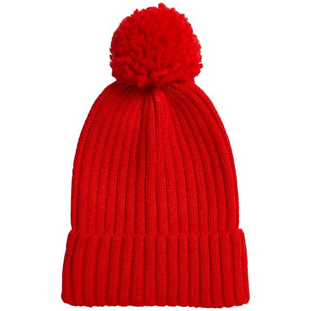 M&S Unisex Kids Winter Hat, 8 Months-10 Years, Red