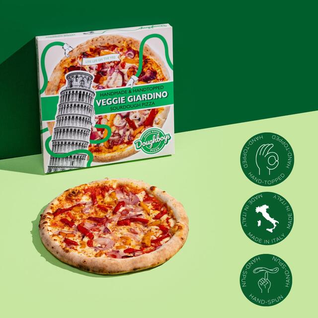 Doughboys Veggie Giardino Pizza thumbnail 3