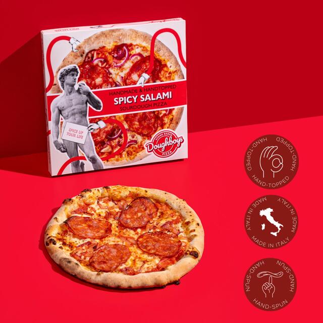 Doughboys Spicy Salami Pizza thumbnail 3