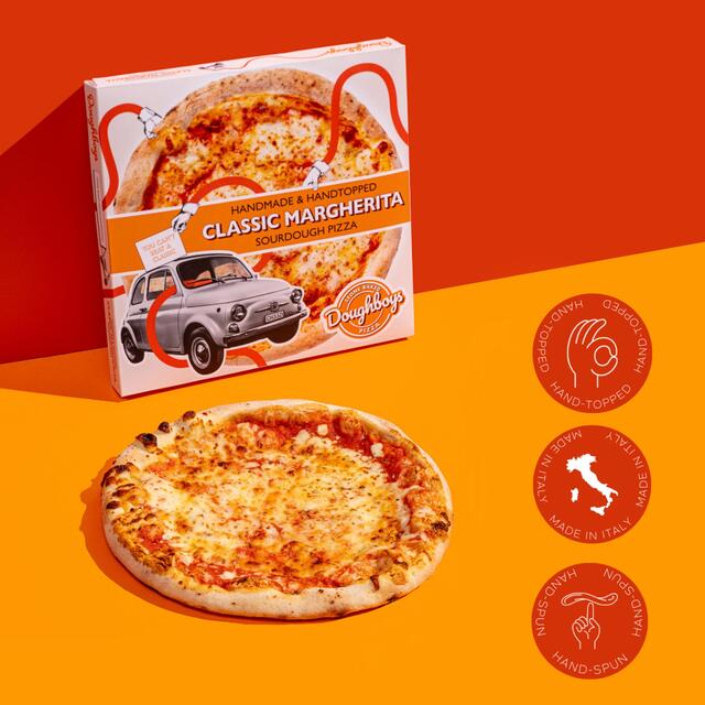 Doughboys Classic Margherita Pizza thumbnail 3