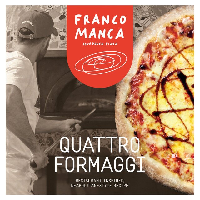 Franco Manca Quattro Formaggi & Balsamic Glaze Pizza