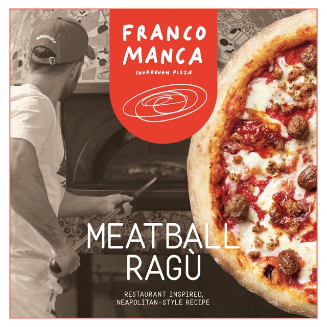 Franco Manca Meatball Ragu Pizza
