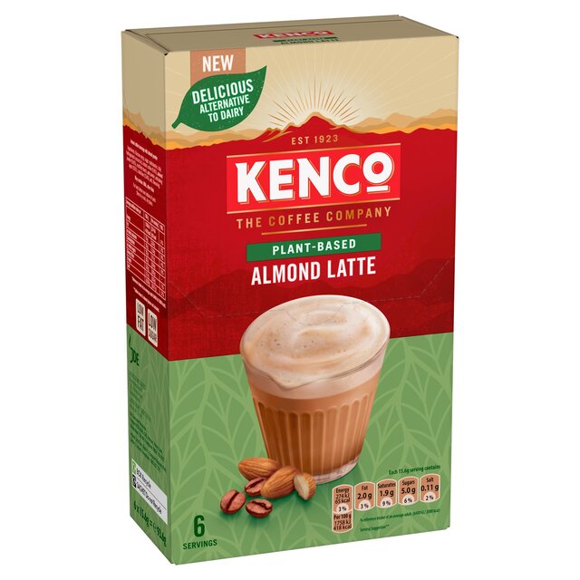 Kenco Plant Based Almond Latte Instant Coffee Sachets thumbnail 2