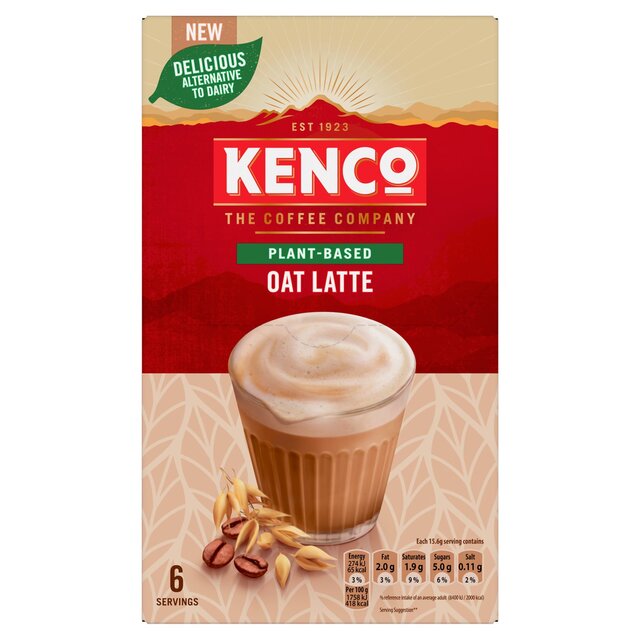 Kenco Plant Based Oat Latte Instant Coffee Sachets thumbnail 2
