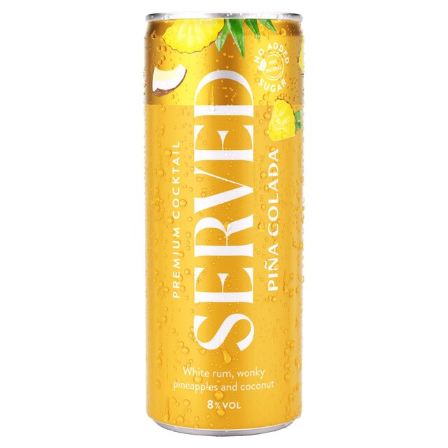 Served Pina Colada Can 8%