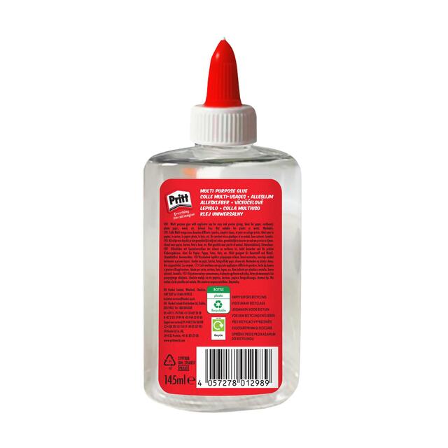 Pritt Multi Purpose Glue Bottle 145ml thumbnail 2
