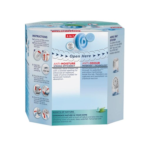 Unibond AERO 360 Waterfall Freshness Refills thumbnail 2