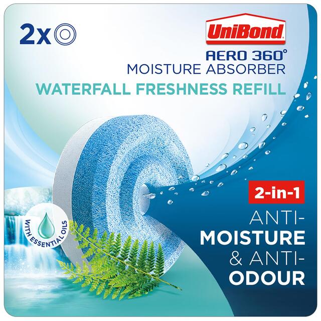 Unibond AERO 360 Waterfall Freshness Refills