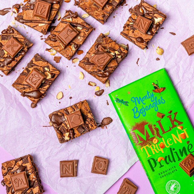 Monty Bojangles Milk Triple nut Praline Chocolate Bar thumbnail 3