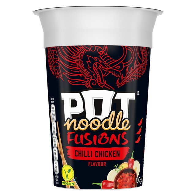 Pot Noodle Fusions Chilli Chicken Instant Snack Noodle thumbnail 2