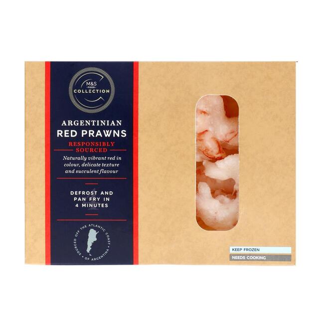 M&S Argentinian Red Prawns Frozen