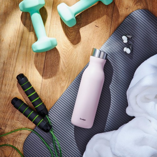 Smidge Reusable Water Bottle, Summer Blush, 500ml thumbnail 2