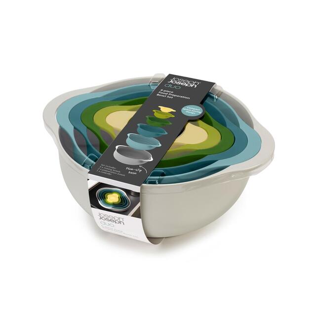 Joseph Joseph Duo 6pc Food Preparation Bowl Set (Opal) thumbnail 3