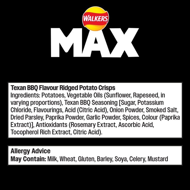 Walkers Max Pizza Hut Texan BBQ Sharing Crisps thumbnail 4
