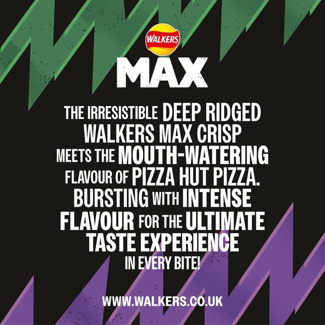 Walkers Max Pizza Hut Pepperoni Feast Sharing Crisps thumbnail 8