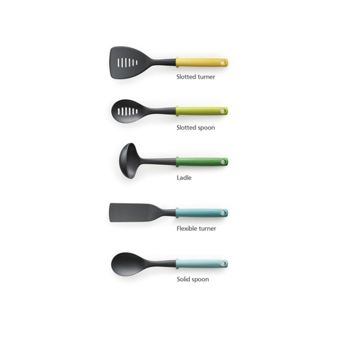 Joseph Joseph Duo 5pc Utensil Set (Opal) thumbnail 3
