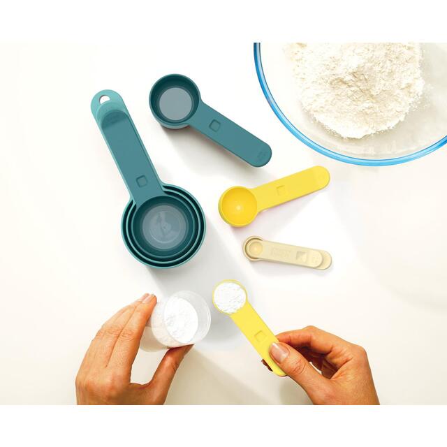 Joseph Joseph Duo 8pc Measuring Cup Set (Opal) thumbnail 2