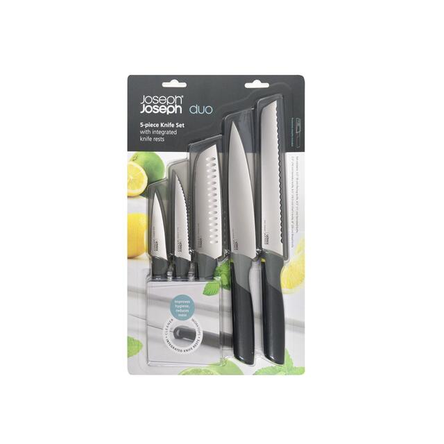 Joseph Joseph Duo 5pc Knife Set (Opal)