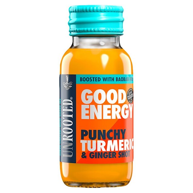 Unrooted Drinks Good Energy Punchy Turmeric & Ginger Single Shot