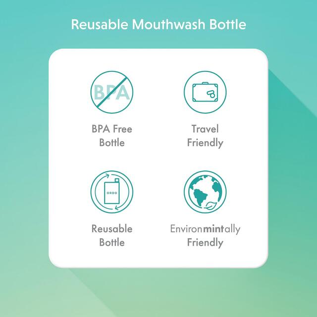 Ordo Mouthwash Bundle - Concentrate & Reusable Bottle thumbnail 5