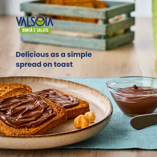 Valsoia No Added Sugar Dairy Free Hazelnut Spread thumbnail 5
