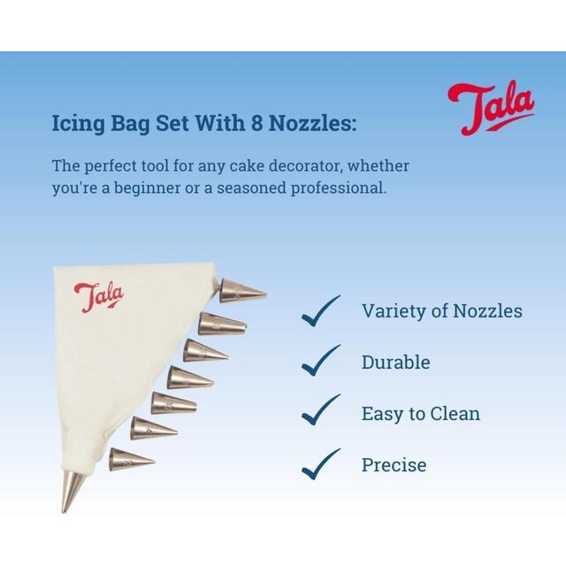 Tala Icing Bag Set with 8 Nozzles thumbnail 4