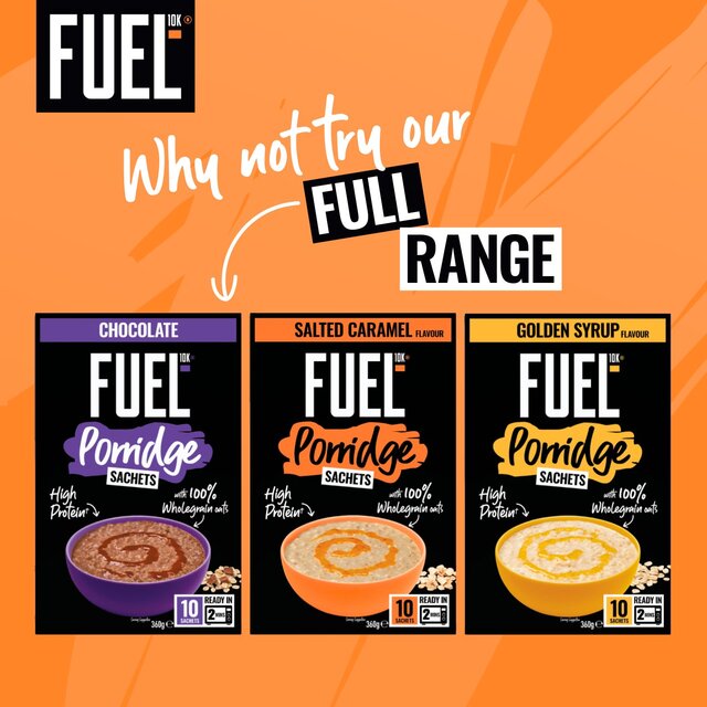 FUEL 10K  Salted Caramel Protein Porridge Oat Cereal Sachets thumbnail 6