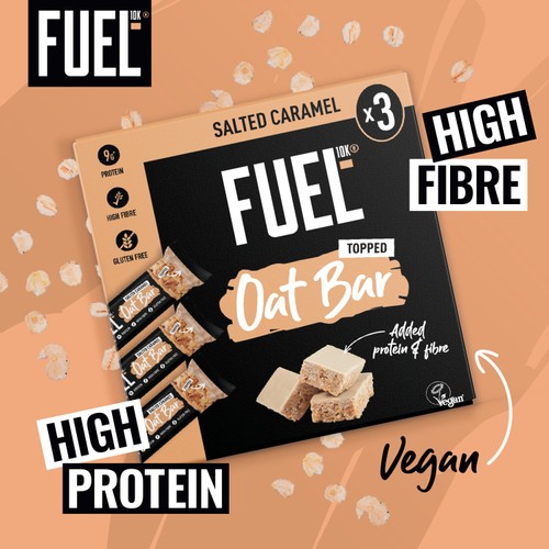 FUEL 10K Salted Caramel Protein Cereal Oat Bars thumbnail 4