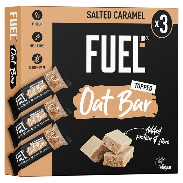 FUEL 10K Salted Caramel Protein Cereal Oat Bars